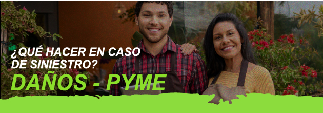 ¿QUÉ HACER EN CASO DE SINIESTROS?    DAÑOS  -  PYME
