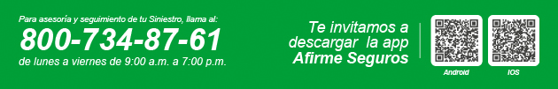 Te invitamos a descargar la app Afirme Seguros ...